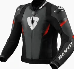 REV'IT Control Motorjas Black/Neon Red> Motorjassen