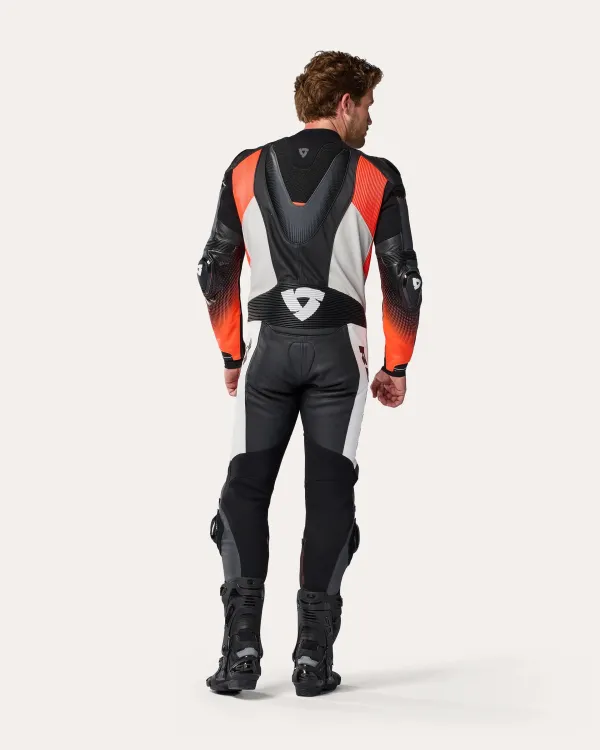 REV'IT Control Onepiece Black/Neon Red> Motorpakken