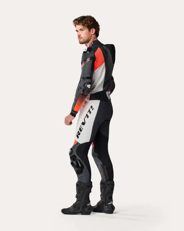 REV'IT Control Onepiece Black/Neon Red> Motorpakken