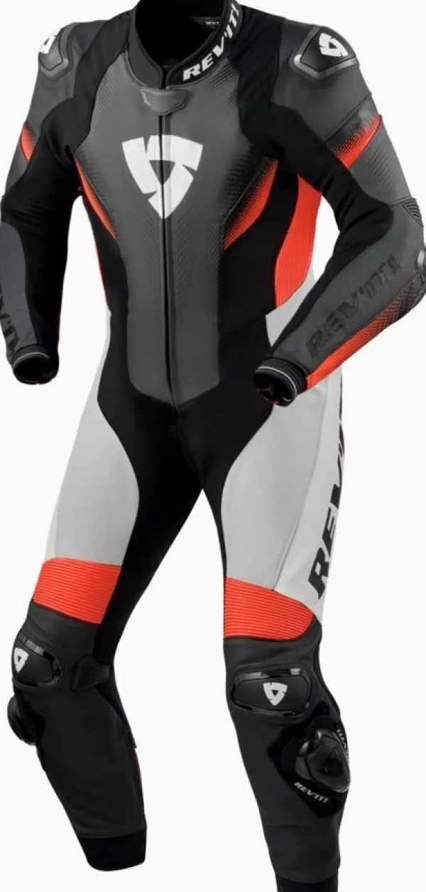 REV'IT Control Onepiece Black/Neon Red> Motorpakken