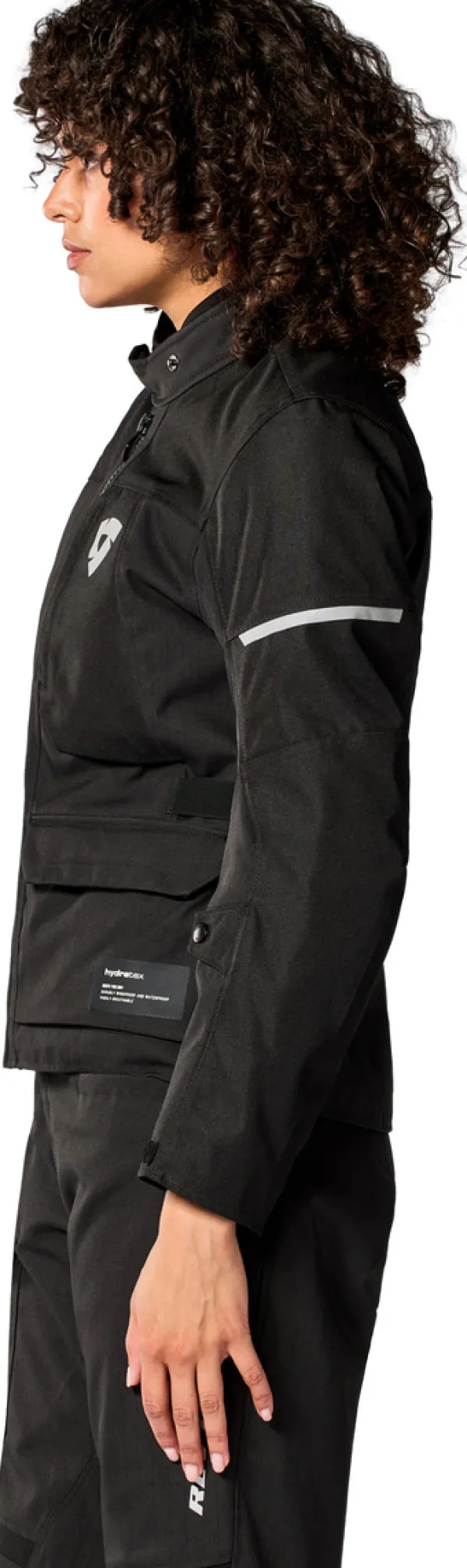 REV'IT Convergent H2O Ladies Motorjas Black> Motorjassen
