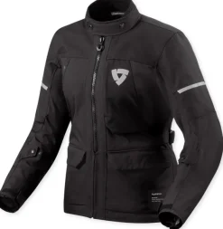 REV'IT Convergent H2O Ladies Motorjas Black> Motorjassen