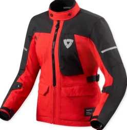 REV'IT Convergent H2O Ladies Motorjas Red/Black><noscript><img width=
