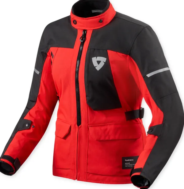 REV'IT Convergent H2O Ladies Motorjas Red/Black> Motorjassen