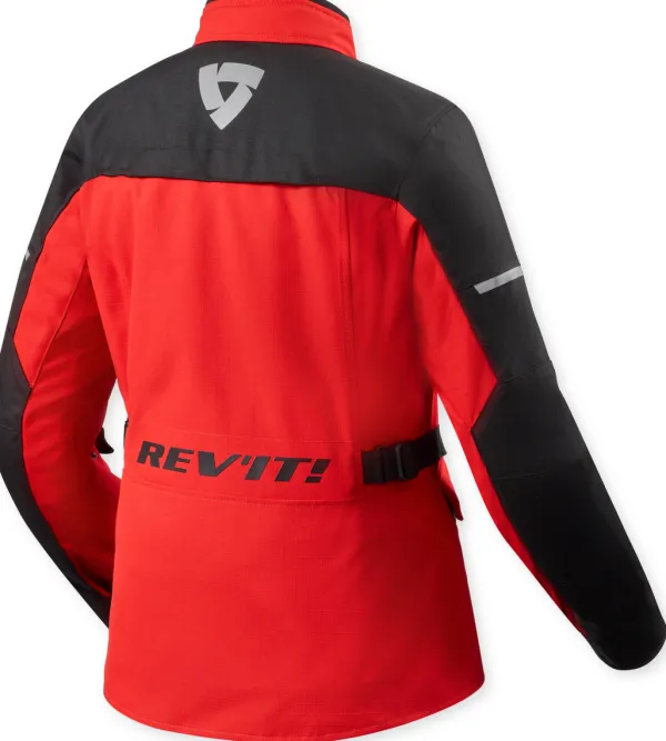 REV'IT Convergent H2O Ladies Motorjas Red/Black> Motorjassen