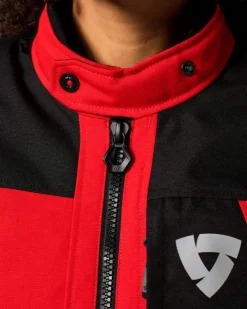 REV'IT Convergent H2O Ladies Motorjas Red/Black><noscript><img width=