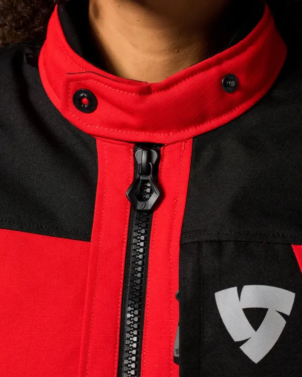REV'IT Convergent H2O Ladies Motorjas Red/Black> Motorjassen