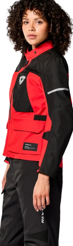 REV'IT Convergent H2O Ladies Motorjas Red/Black><noscript><img width=