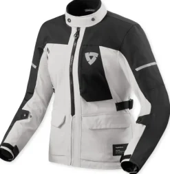REV'IT Convergent H2O Ladies Motorjas Silver/Black><noscript><img width=
