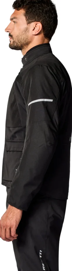REV'IT Convergent H2O Motorjas Black><noscript><img width=