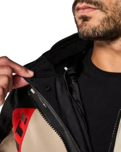 REV'IT Convergent H2O Motorjas Sand/Red><noscript><img width=