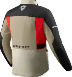 REV'IT Convergent H2O Motorjas Sand/Red><noscript><img width=