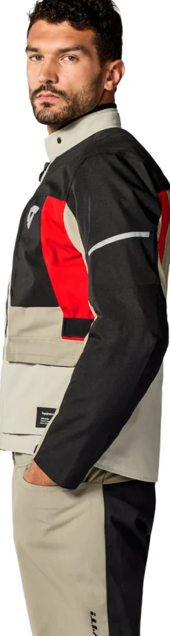 REV'IT Convergent H2O Motorjas Sand/Red><noscript><img width=