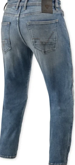 REV'IT Detroit 3 Tapered Motorjeans Medium Blue Vintage> Motorjeans