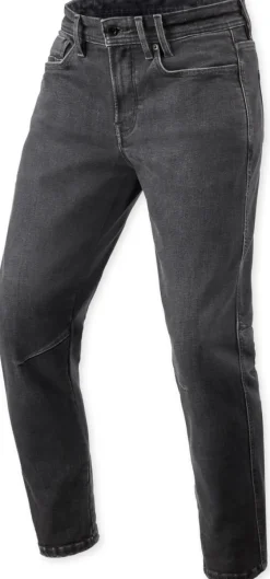 REV'IT Detroit 3 Tapered Motorjeans Dark Black Stone> Motorjeans