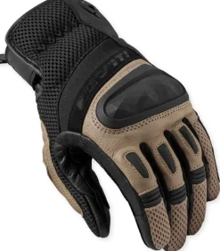 REV'IT Dirt 4 Gloves Black/Sand> Motorhandschoenen