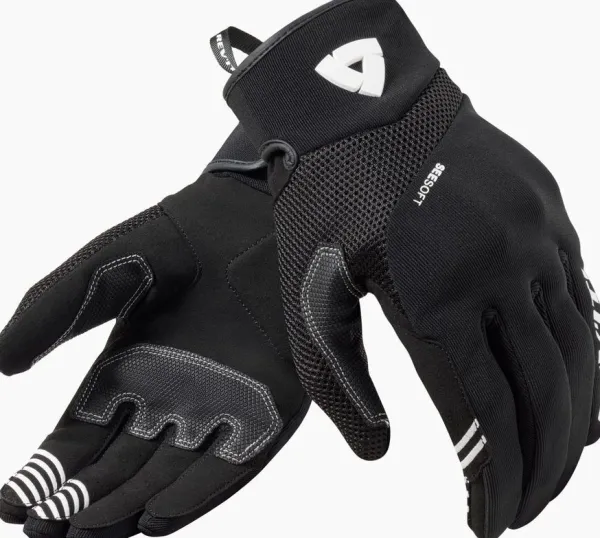 REV'IT Endo Ladies Gloves Black/White> Motorhandschoenen