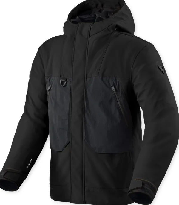 REV'IT Entropy H2O Motorjas Black> Motorjassen