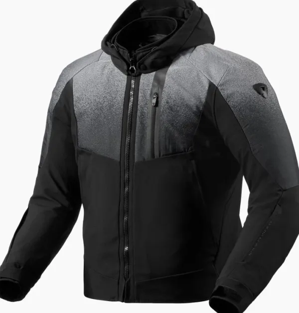REV'IT Epsilon H2O Motorjas Black/Grey> Motorjassen