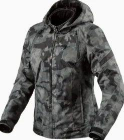 REV'IT Flare 3 H2O Ladies Motorjas Camo Dark Grey> Motorjassen