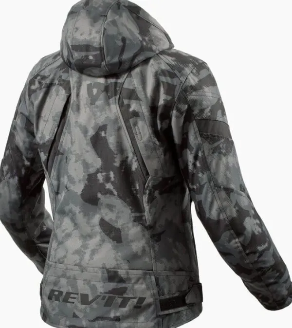 REV'IT Flare 3 H2O Ladies Motorjas Camo Dark Grey> Motorjassen