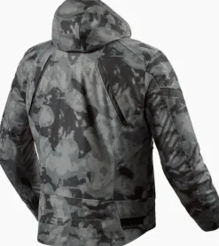 REV'IT Flare 3 H2O Motorjas Camo Dark Grey> Motorjassen