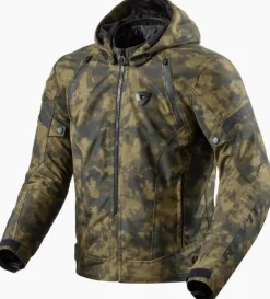 REV'IT Flare 3 H2O Motorjas Camo Dark Green> Motorjassen