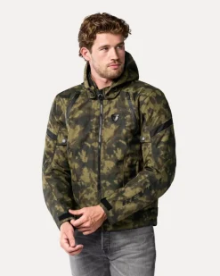 REV'IT Flare 3 H2O Motorjas Camo Dark Green> Motorjassen