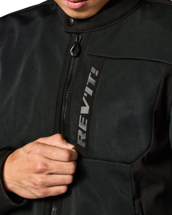 REV'IT Highcrest H2O Motorjas Black> Motorjassen