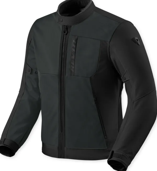 REV'IT Highcrest H2O Motorjas Black> Motorjassen