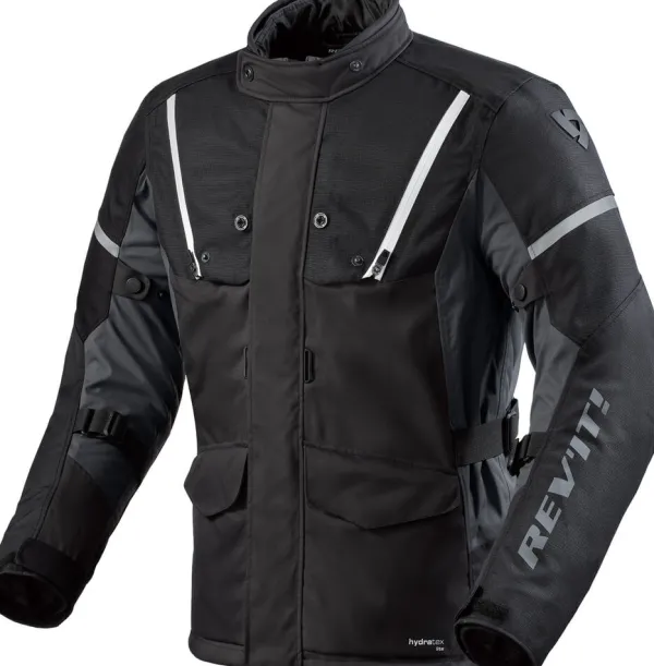 REV'IT Horizon 3 H2O Motorjas Black/White> Motorjassen