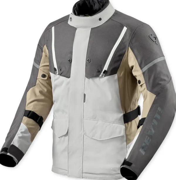 REV'IT Horizon 3 H2O Motorjas Grey/Sand> Motorjassen