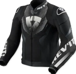 REV'IT Hyperspeed 3 Air Motorjas Black/White><noscript><img width=