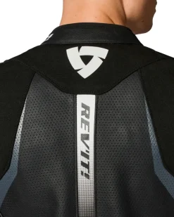 REV'IT Hyperspeed 3 Air Motorjas Black/White><noscript><img width=