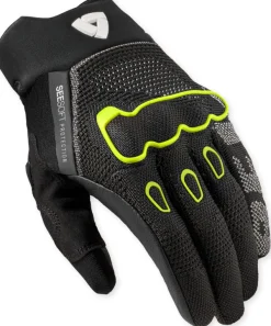 REV'IT Hyperspeed 3 Gloves Black/Neon Yellow> Motorhandschoenen