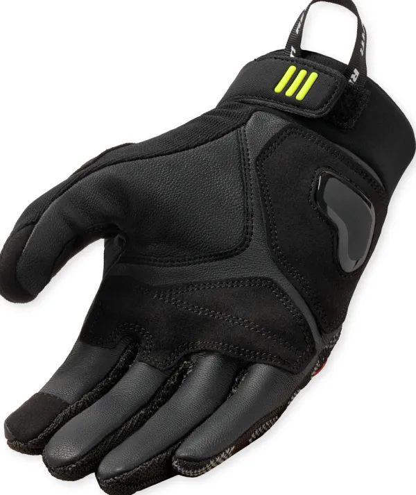 REV'IT Hyperspeed 3 Gloves Black/Neon Yellow> Motorhandschoenen