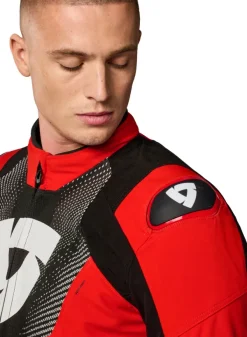 REV'IT Hyperspeed 3 H2O Motorjas Red/Black><noscript><img width=