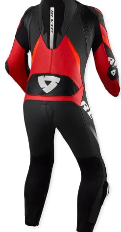 REV'IT Hyperspeed 3 One Piece Black/Neon Red> Motorpakken