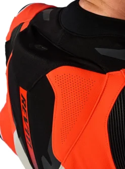 REV'IT Hyperspeed 3 One Piece Light Grey/Neon Red><noscript><img width=