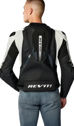 REV'IT Hyperspeed 3 Pro Motorjas Black/White> Motorjassen