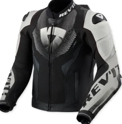 REV'IT Hyperspeed 3 Pro Motorjas Black/White><noscript><img width=