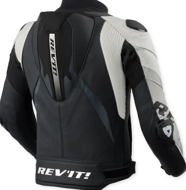 REV'IT Hyperspeed 3 Pro Motorjas Black/White> Motorjassen