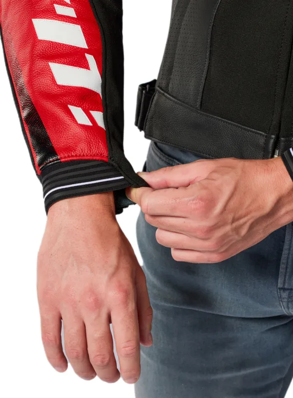REV'IT Hyperspeed 3 Pro Motorjas Black/Red> Motorjassen