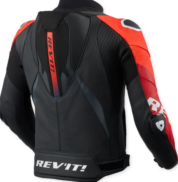 REV'IT Hyperspeed 3 Pro Motorjas Black/Red> Motorjassen