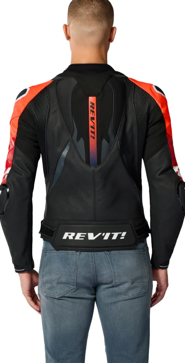 REV'IT Hyperspeed 3 Pro Motorjas Black/Red> Motorjassen