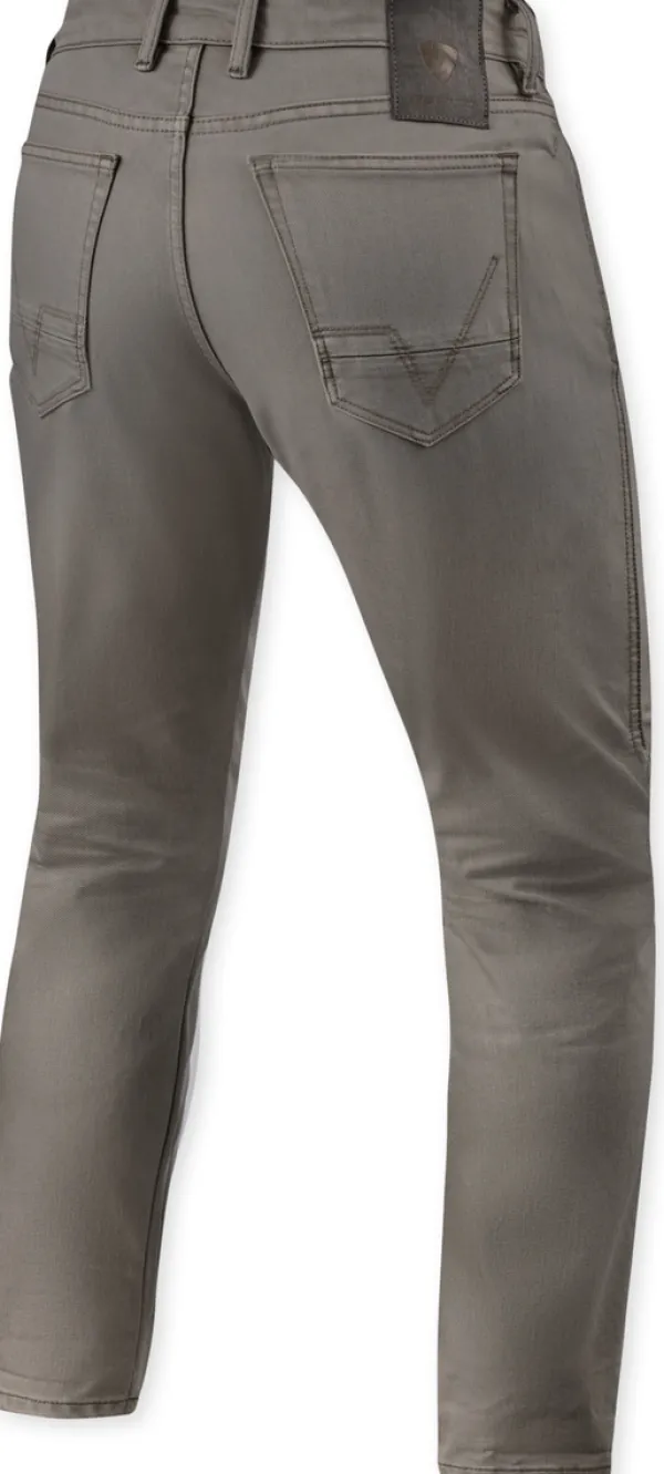 REV'IT Jamison Slim Motorjeans Black Olive> Motorjeans