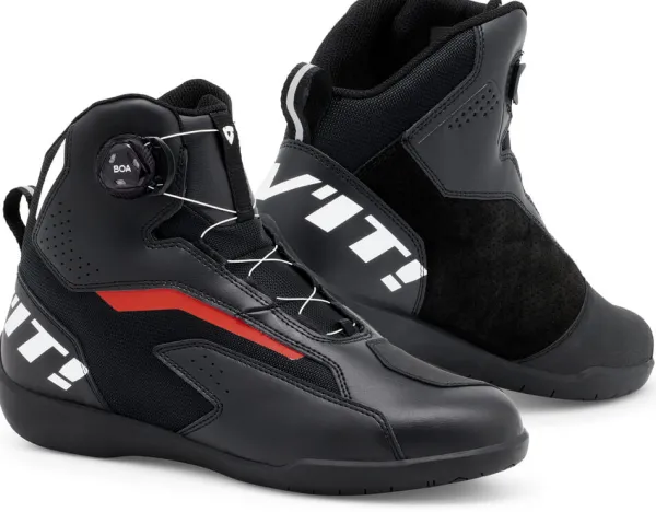 REV'IT Jetspeed PRO Shoes Black/Red>Heren Heren Motorschoenen