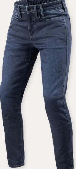 REV'IT Kai Skinny Motorjeans Medium Blue Stone> Motorjeans