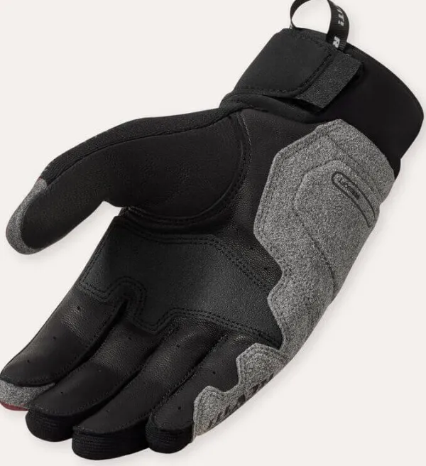 REV'IT Kinetic 2 Gloves Black/Red> Motorhandschoenen