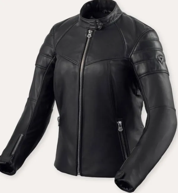 REV'IT London Ladies Motorjas Black> Motorjassen